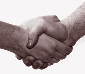 Handschlag, Handshake