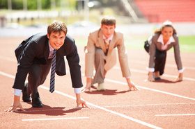 Wettbewerb, Wettlauf, Competition, Kopf-an-Kopf-Rennen