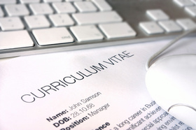 Tastatur Mac Lebenslauf, CV, Curriculum Vitae