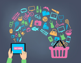 Shopping, Einkaufen, Marketing, Sale, Vertrieb, Shop, Grafik