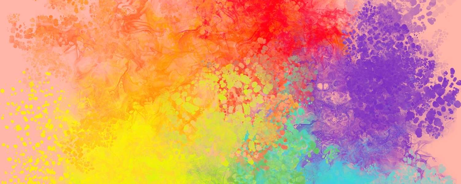 Abstrakte Illustration in Regenbogenfarben als Symbol für Pride, Vielfalt und Inklusion im Consulting.